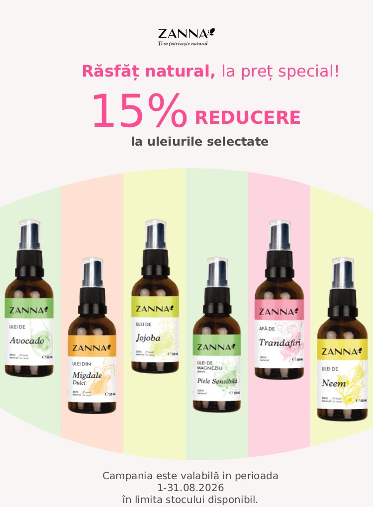 Promotie cu reducere 15% la Zanna