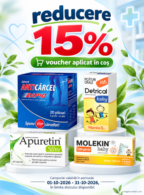 Promotie cu reducere 15% la Zdrovit