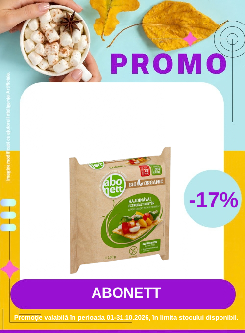 Promotie cu reducere 17% la Abonett