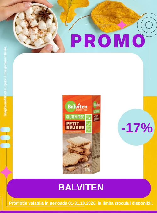 Promotie cu reducere 17% la Balviten