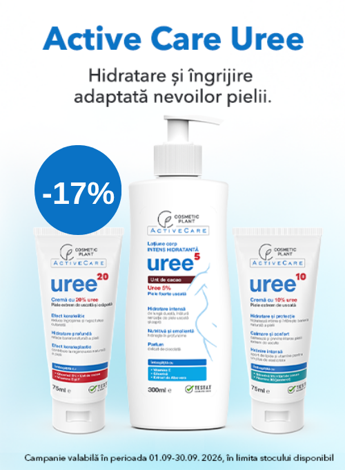 Promotie cu reducere 17% la Cosmetic Plant Uree