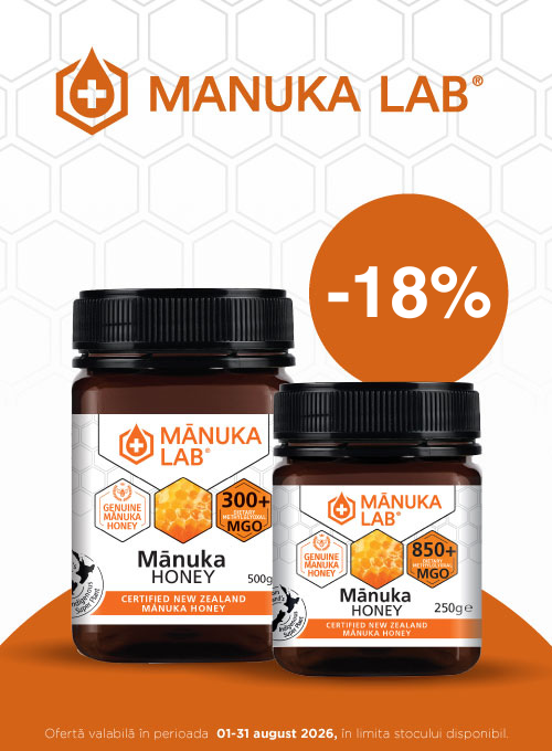Promotie cu reducere 18% la Manuka Lab