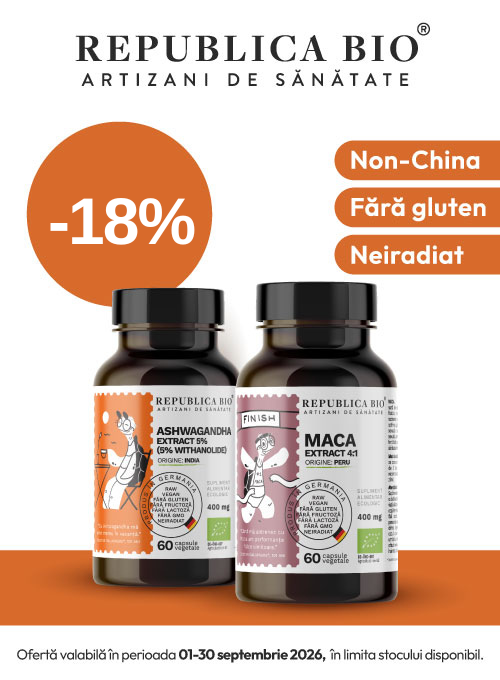 Promotie cu reducere 18% la Republica Bio