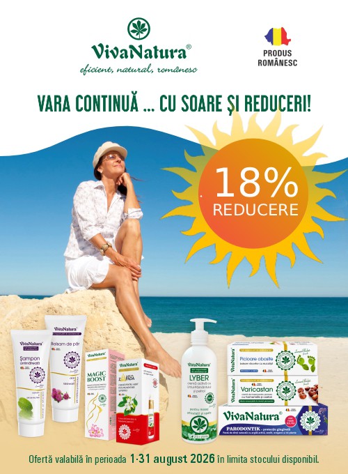 Promotie cu reducere 18% la Viva Natura