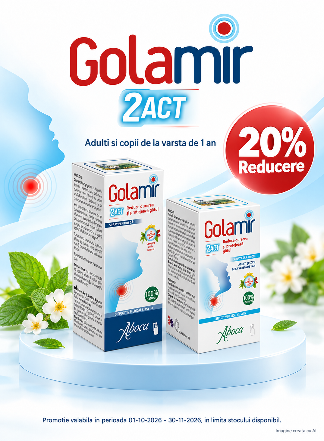 Promotie cu reducere 20% la ABOCA