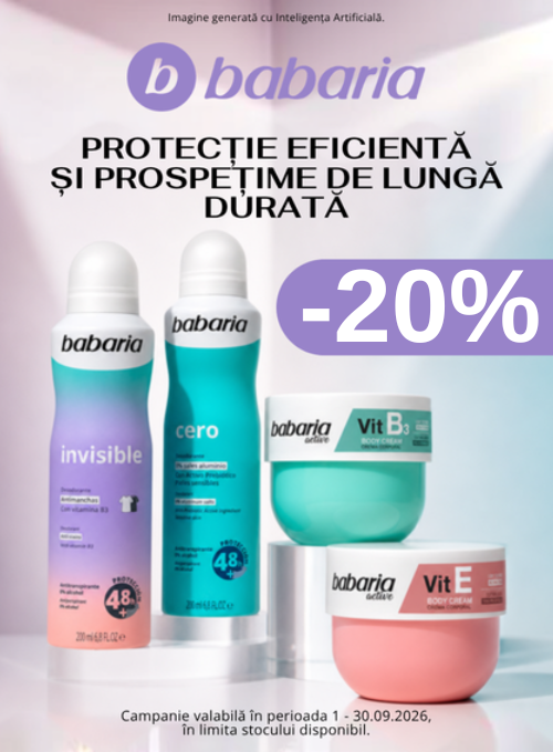 Promotie cu reducere 20% la Babaria