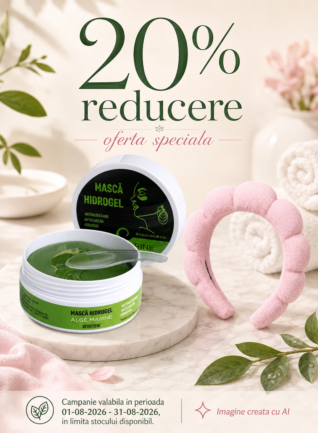 Promotie cu reducere 20% la Beyoutiful