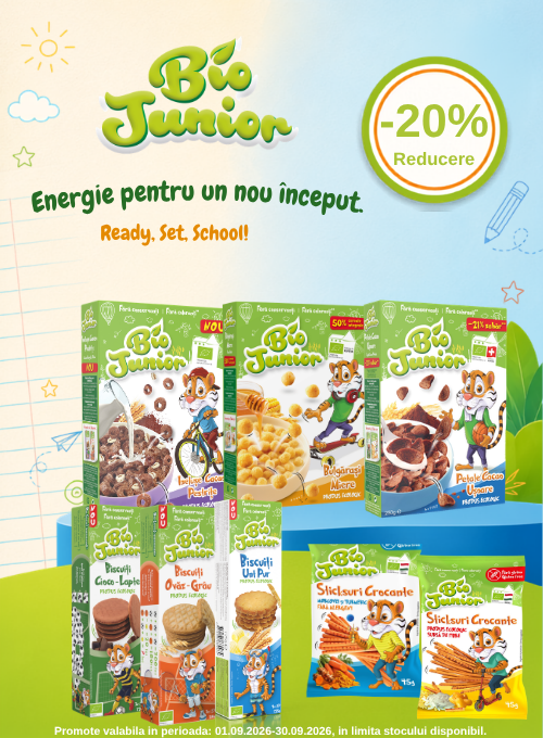 Promotie cu reducere 20% la Bio Junior