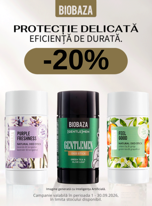 Promotie cu reducere 20% la Biobaza