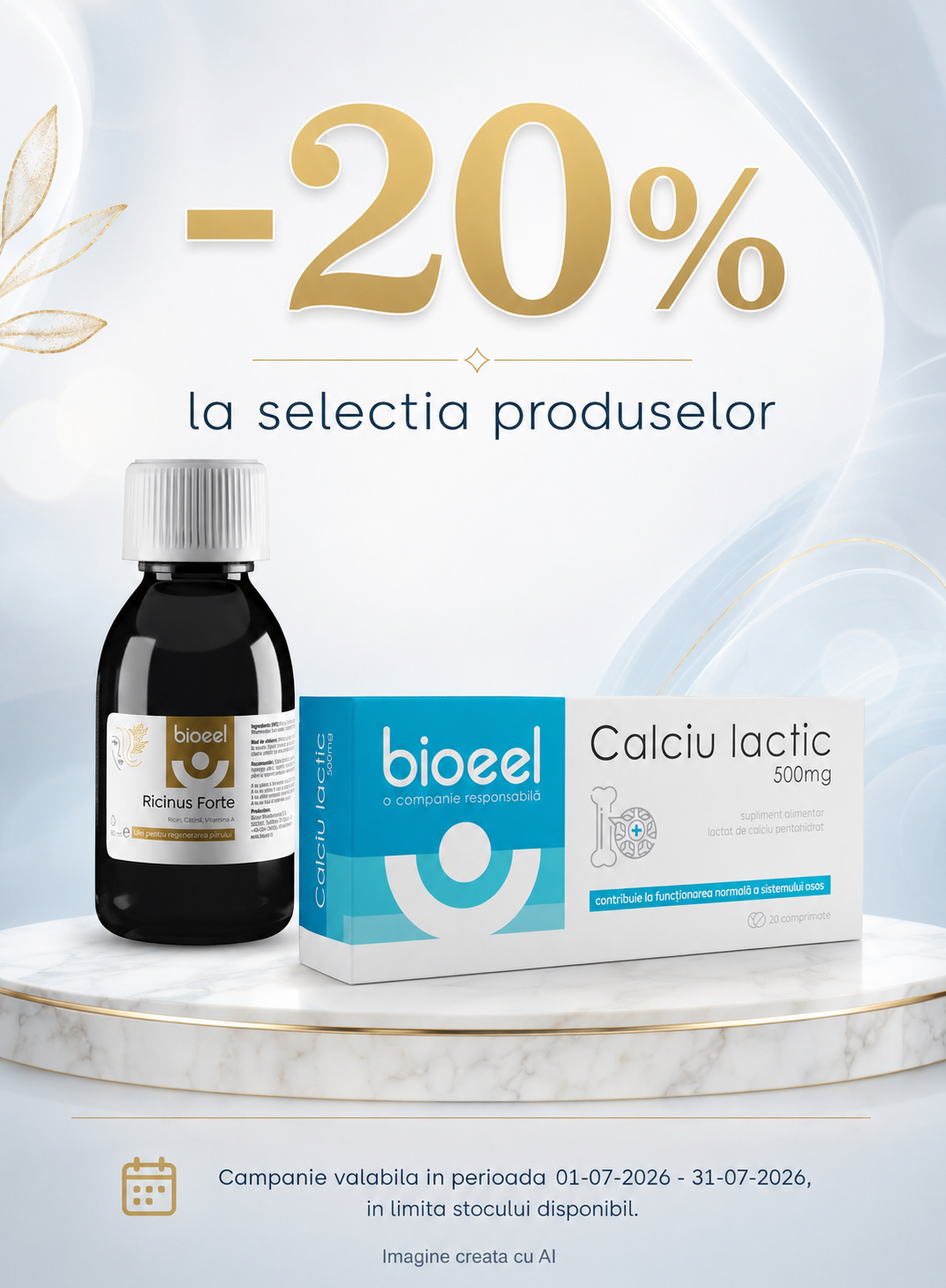 Promotie cu reducere 20% la Bioeel