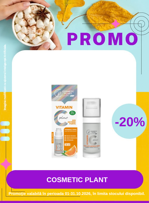Promotie cu reducere 20% la Cosmetic Plant