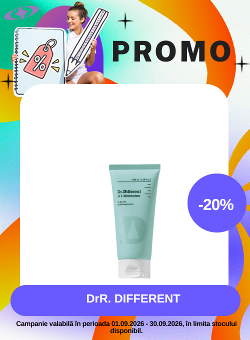 Promotie cu reducere 20% la Dr. Different