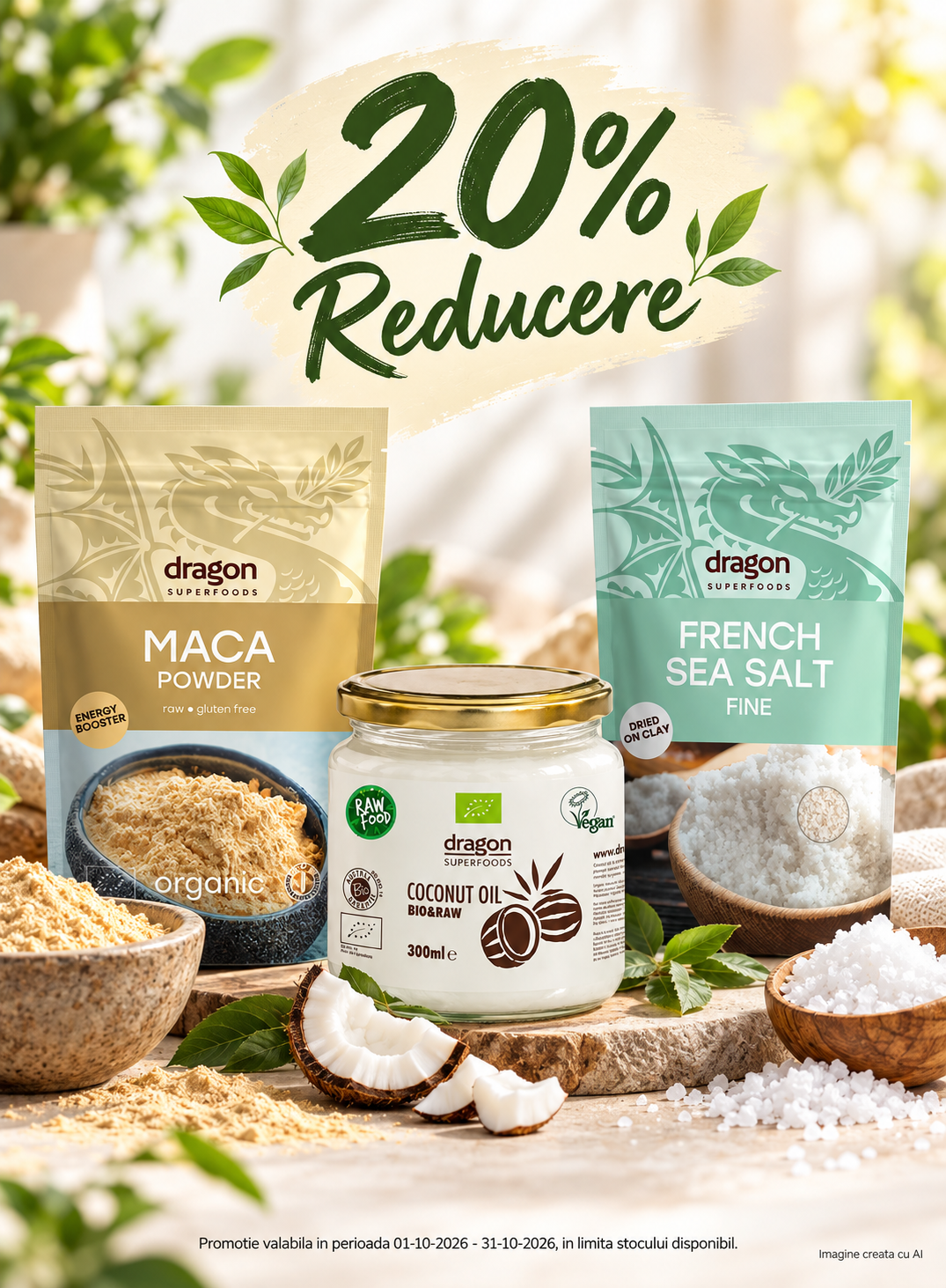 Promotie cu reducere 20% la DRAGON SUPERFOODS