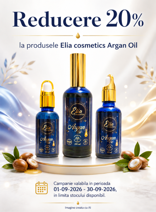 Promotie cu reducere 20% la Elia Cosmetics
