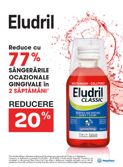 Promotie cu reducere 20% la Eludril