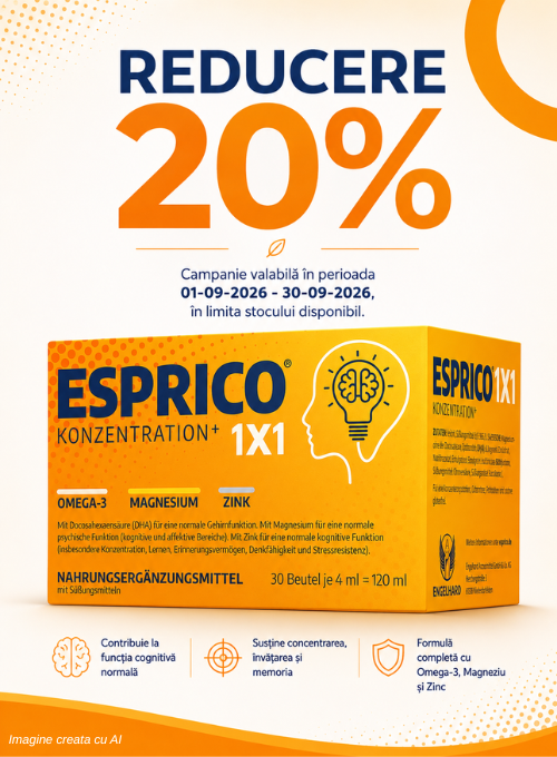 Promotie cu reducere 20% la Esprico