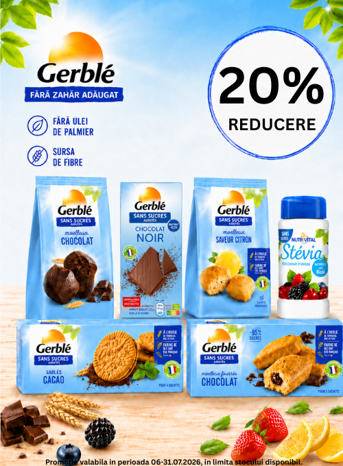 Promotie cu reducere 20% la Gerble