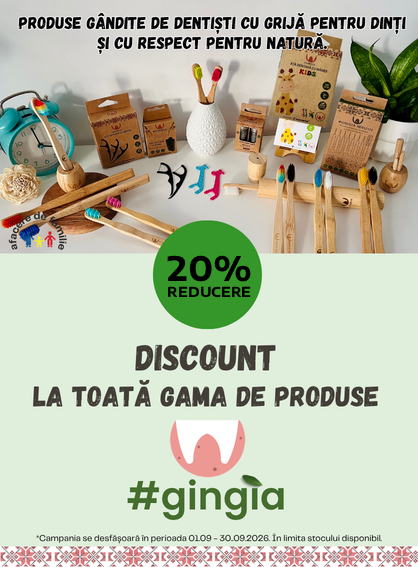 Promotie cu reducere 20% la Gingia
