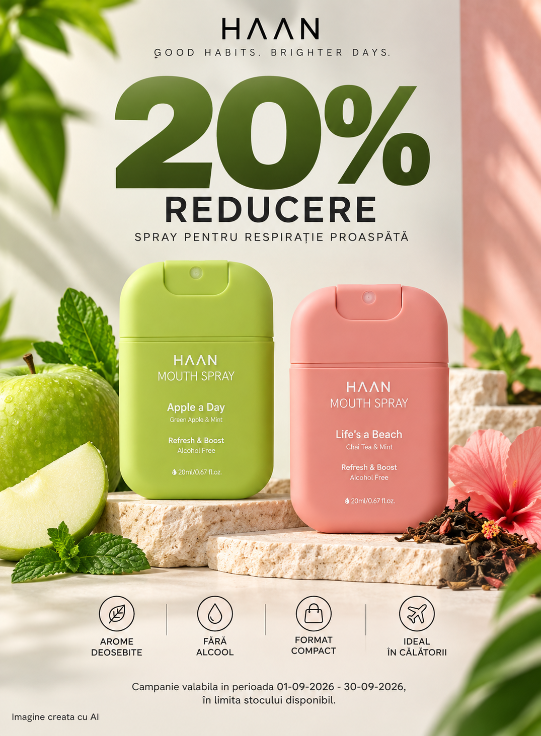 Promotie cu reducere 20% la Haan