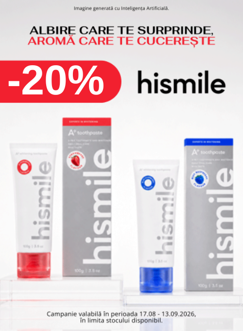 Promotie cu reducere 20% la Hismile - Back to School