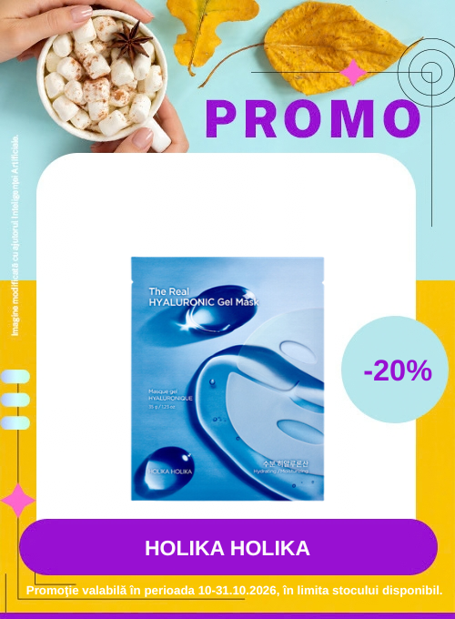 Promotie cu reducere 20% la Holika Holika