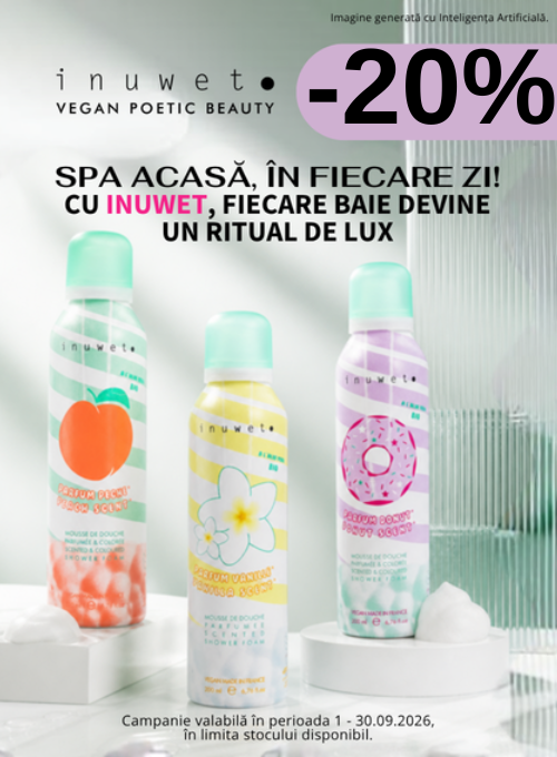 Promotie cu reducere 20% la Inuwet
