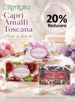 Promotie cu reducere 20% la Iteritalia 