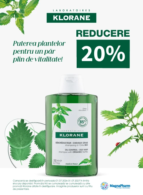 Promotie cu reducere 20% la Klorane