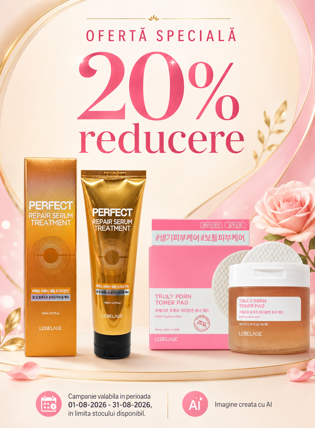 Promotie cu reducere 20% la Lebelage