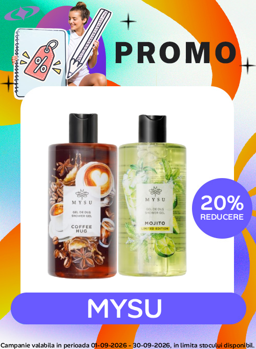 Promotie cu reducere 20% la Mysu