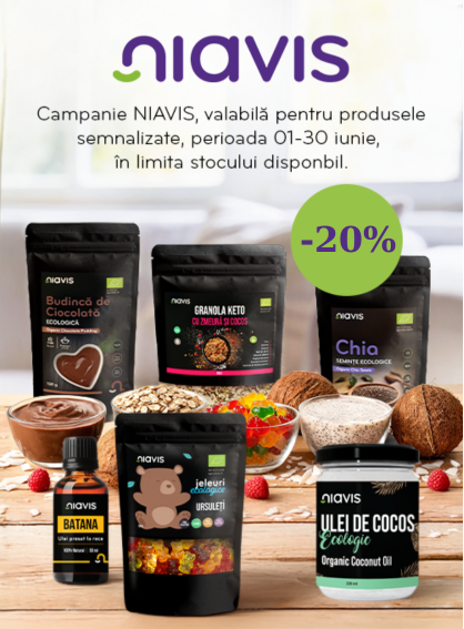 Promotie cu reducere 20% la Niavis