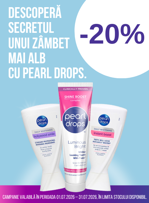 Promotie cu reducere 20% la Pearl Drops