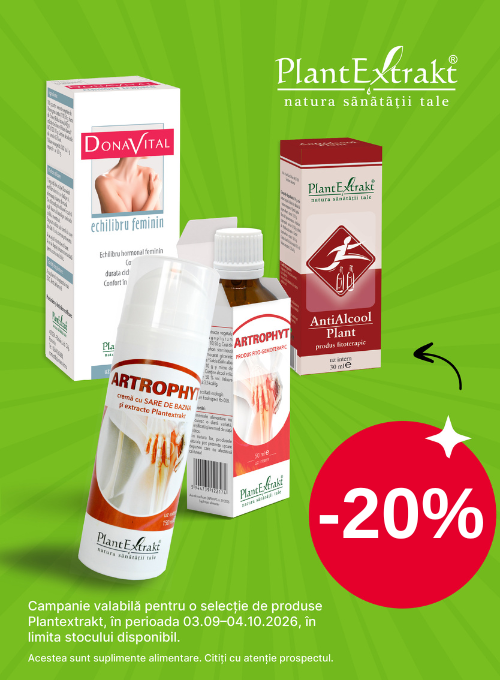 Promotie cu reducere 20% la Plant Extrakt