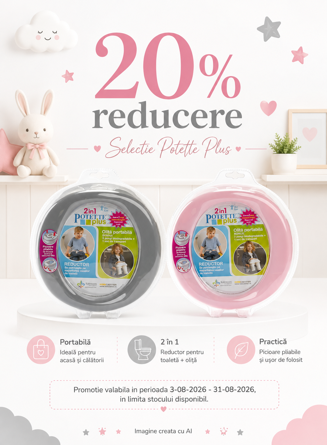 Promotie cu reducere 20% la Potette