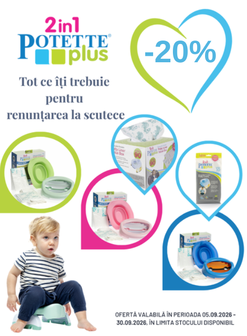 Promotie cu reducere 20% la Potette Plus
