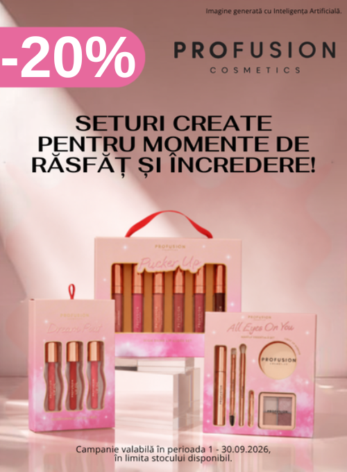 Promotie cu reducere 20% la Profusion Cosmetics