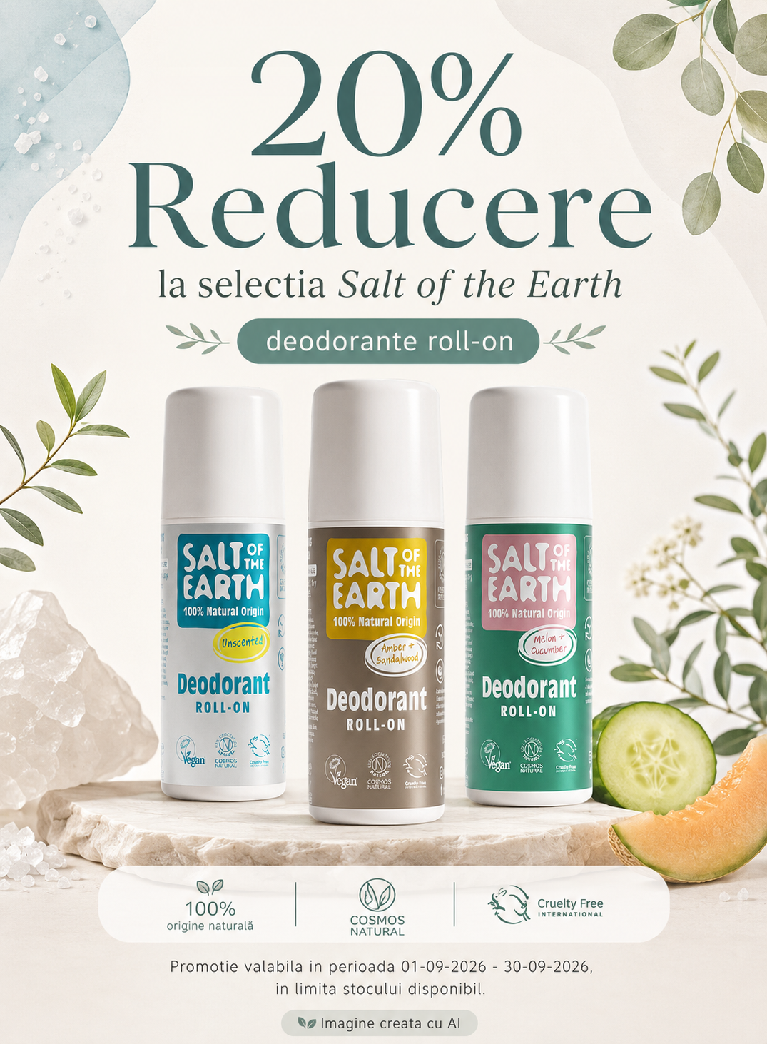 Promotie cu reducere 20% la Salt of the Earth
