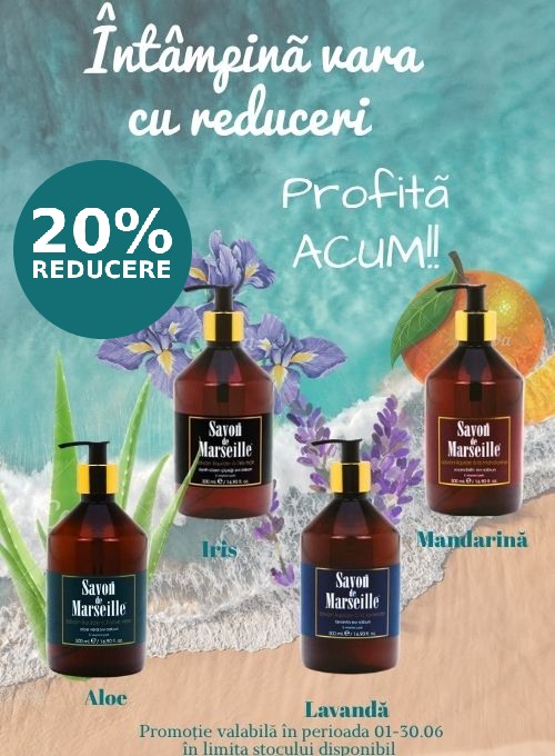 Promotie cu reducere 20% la Savon