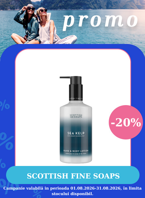 Promotie cu reducere 20% la Scottish Fine Soaps