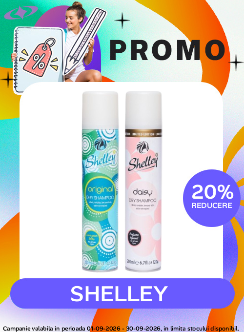Promotie cu reducere 20% la Shelley