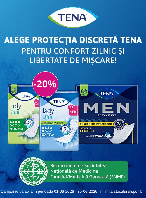 Promotie cu reducere 20% la Tena
