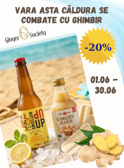 Promotie cu reducere 20% la The Ginger People