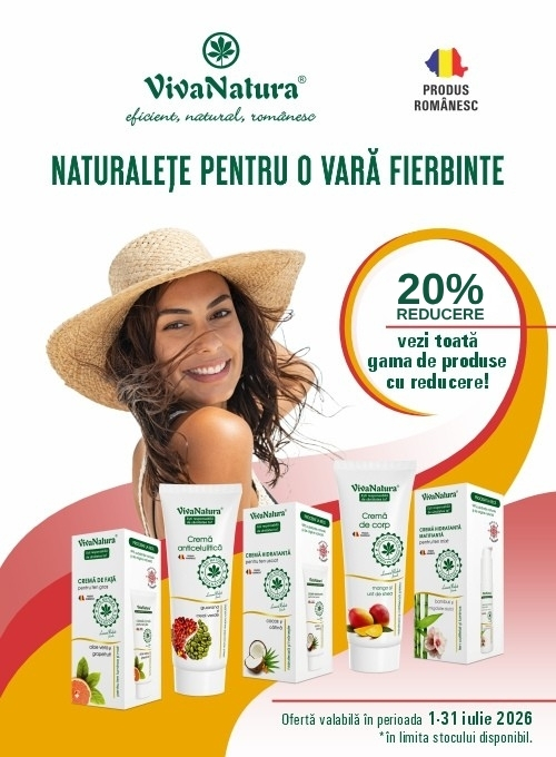 Promotie cu reducere 20% la Vivanatura