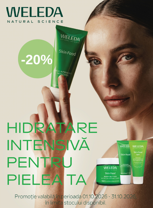 Promotie cu reducere 20% la Weleda