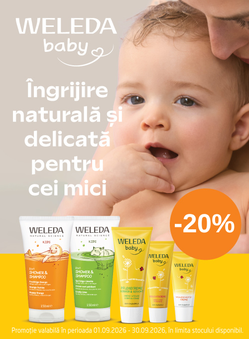 Promotie cu reducere 20% la Weleda