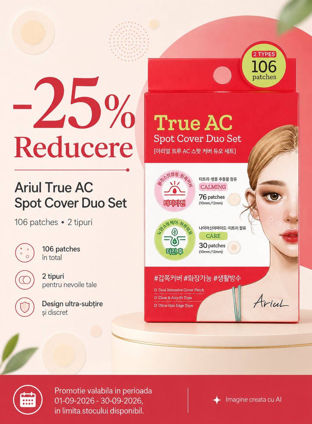 Promotie cu reducere 25% la Ariul