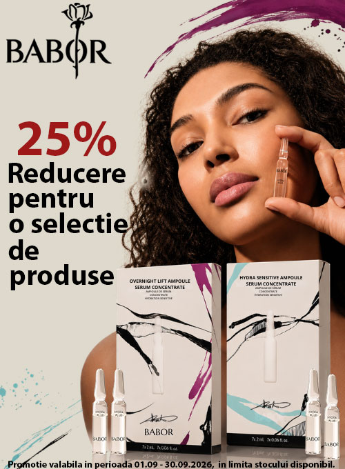 Promotie cu reducere 25% la Babor