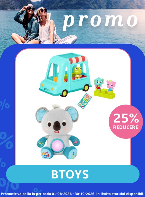 Promotie cu reducere 25% la Btoys
