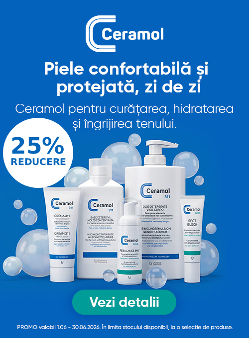 Promotie cu reducere 25% la Ceramol