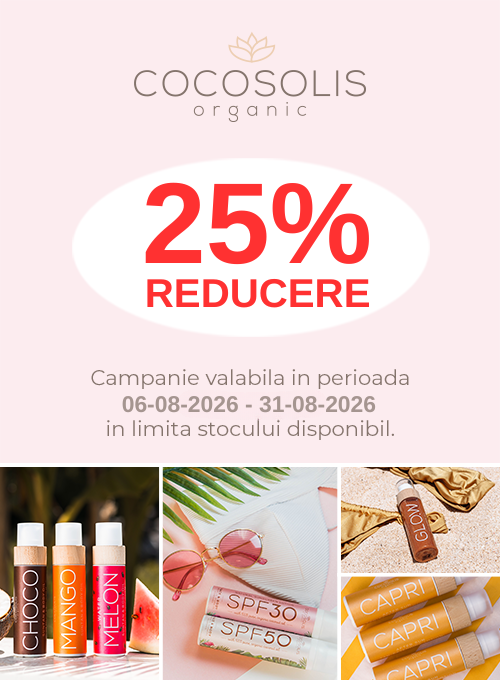 Promotie cu reducere 25% la Cocosolis